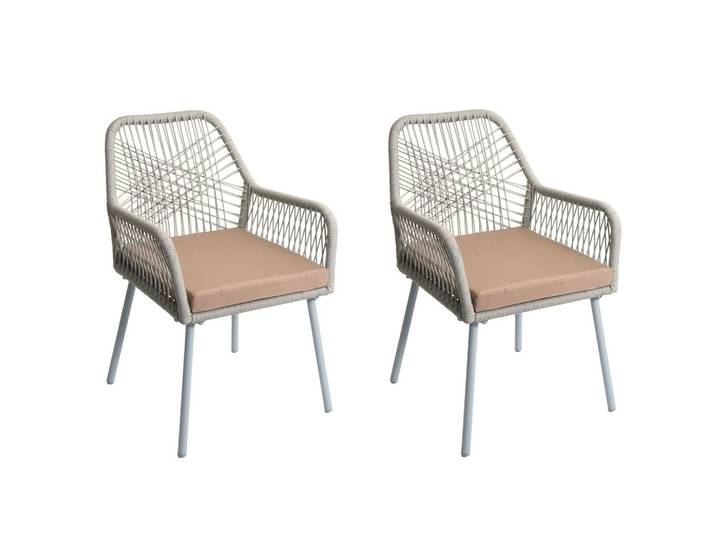 GARTENSTUHL Grau, Taupe
