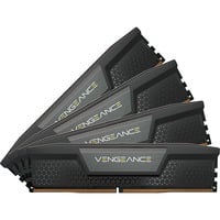 DIMM 64 GB DDR5-6400 (4x 16 GB) Quad-Kit, Arbeitsspeicher schwarz, CMK64GX5M4B6400C32, Vengeance DDR5, INTEL XMP