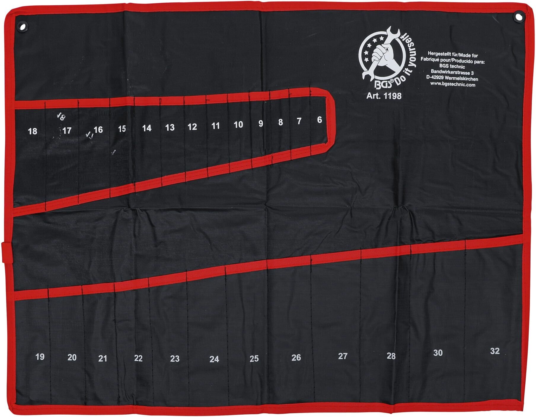 BGS Do it yourself Leertasche für Art. 1198 (1198-LEER)