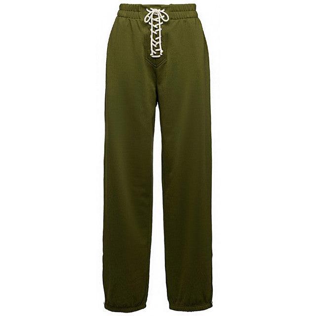 Puma x Rihanna Fenty Front-Lacing Damen Grüne Hose