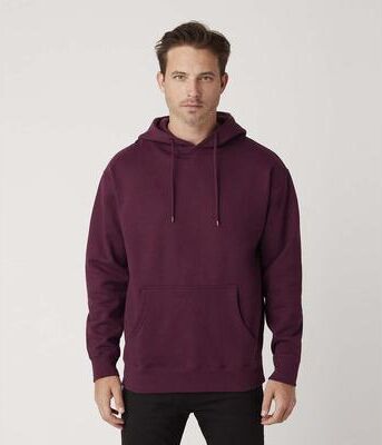 Cotton Heritage M2650 Heavyweight Hoodie in Maroon size 3XL   Cotton/Polyester Blend