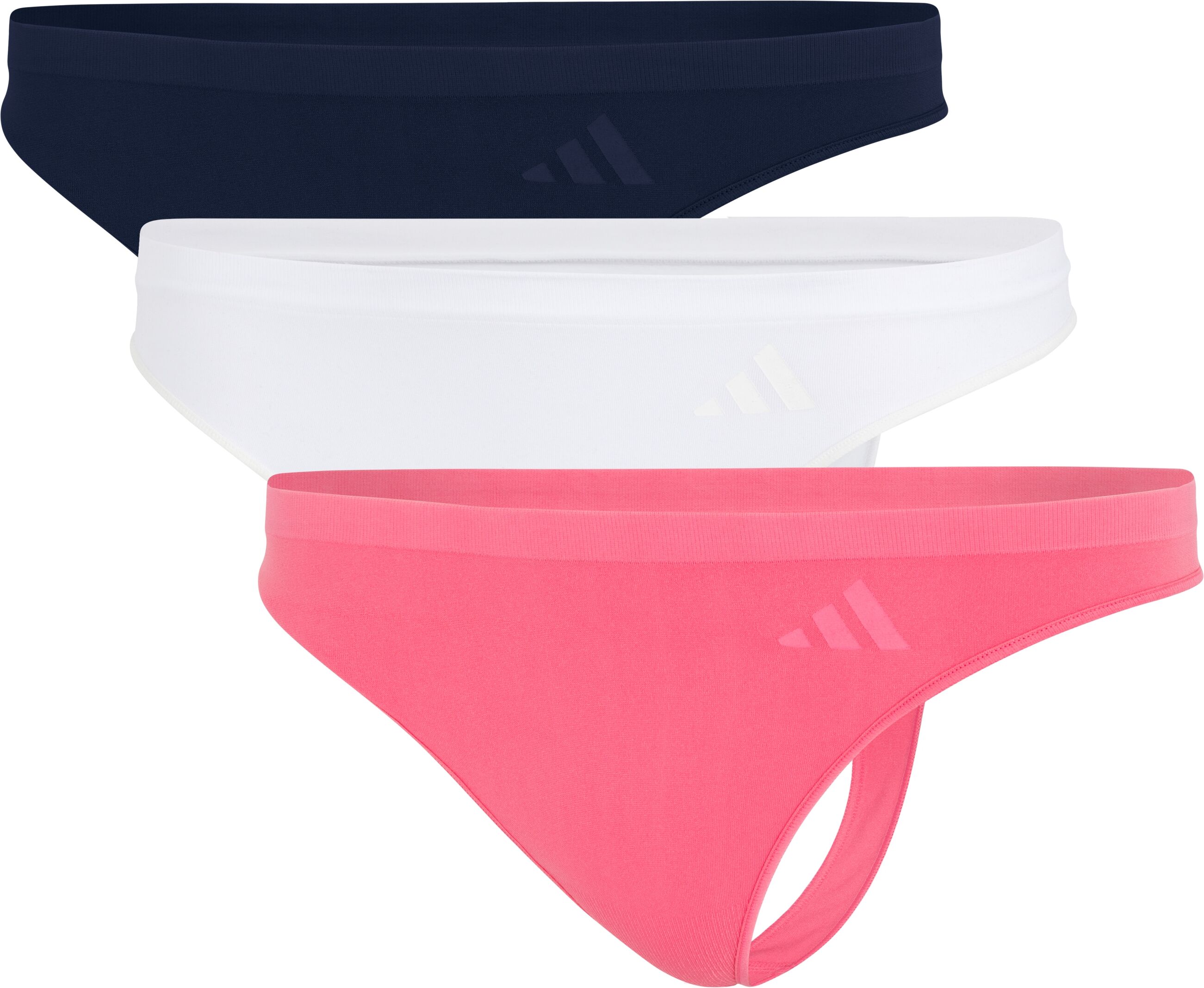 Tanga ADIDAS SPORTSWEAR "Sport Active Seamless - Packaged Panties", Damen, Gr. XXL, bunt (904, sonstiges), Single Jersey, Obermaterial: 87% Polyamid, 13% Elasthan, körpernah, Unterhosen Tanga, nahtlos, elastisch, weich, bequem, Multipack 904, sonstiges XX