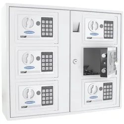 Rottner Schlüsselausgabe »Keysystem 6 EL« weiß, 53.5x46.5x17 cm