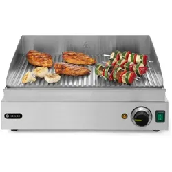 Hendi, Elektrogrill, Grillplatte Profi Line gerillt 230V 2400W (2.40 kW)