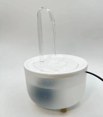 Uplifted Finds 1200mL Auto Filter Pet Water Fountain Electric Mute Cat Drinker white Long Tube eu Plug 230 V