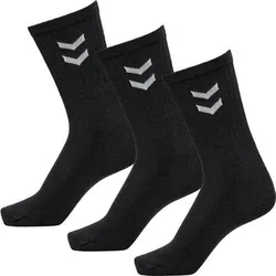HUMMEL Fußball - Teamsport Textil - Socken Socken Basic 3er Pack, Größe 32 in Schwarz Schwarz