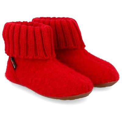 Haflinger - Kid's Karlo - Hüttenschuhe 24 | EU 24 rot