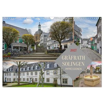 Solingen-Gräfrath Impressionen (Wandkalender 2027 DIN A3 quer), CALVENDO Monatskalender