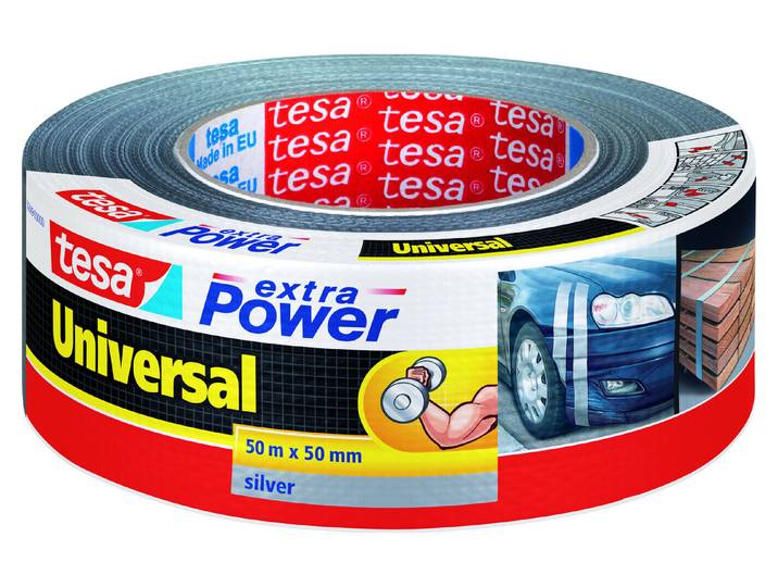 Tesa extra Powergrau 50m x 50mm
