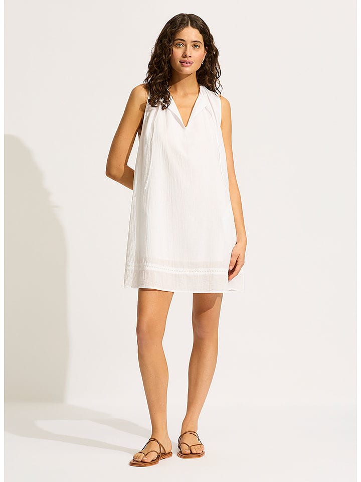 Seafolly Kleid in Weiß - M