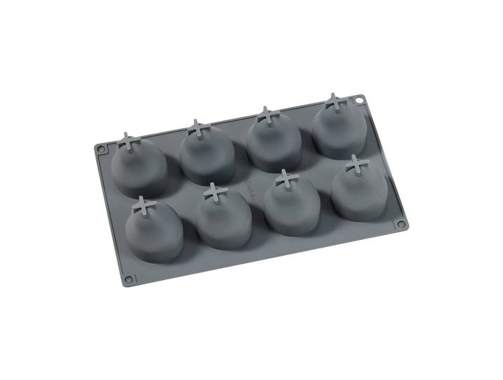 Dorre Moule à gâteau Beck Gris, poire, silicone, 8 pcs