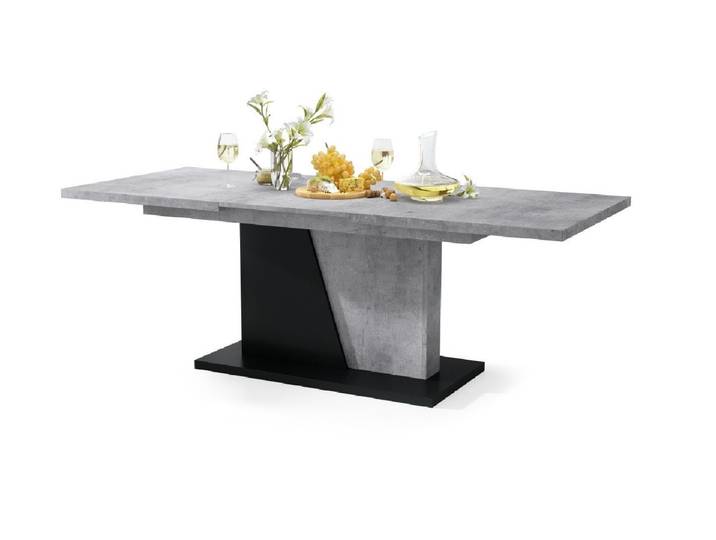 Mazzoni Esstisch Design Noble Noir Tisch ausziehbar 160 bis 218 cm