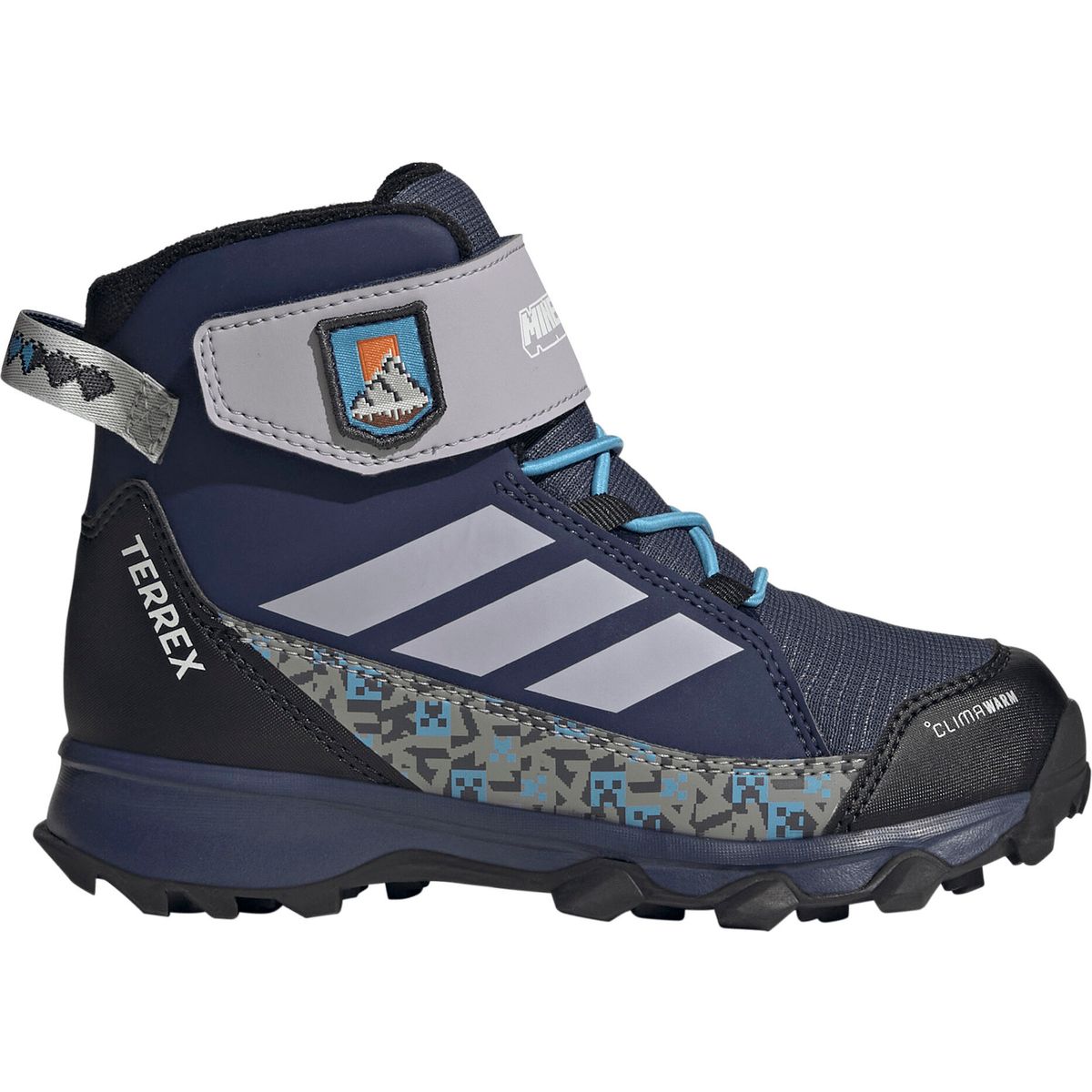 adidas Terrex Adidas Minecraft Terrex Snow CF Climawarm Winter Shoes Kids Kids Boys AND Girls shanav/glogry/dkblue (AEDS) 13.5K KJ6489-AEDS-450