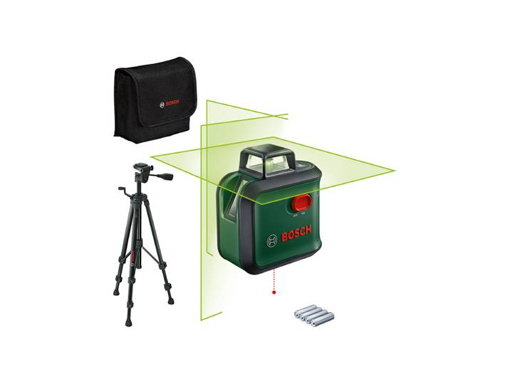 Bosch 0603663BZ1 Advanced Level 360 + TT 150 Kreuzlinien Laser
