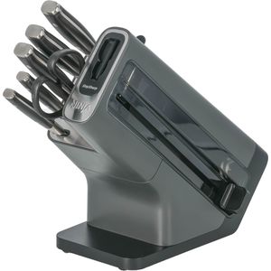 Ninja Messerset Foodi Stay Sharp, mit Messerblock und Schärfer, mit Edelstahlklinge, mit Kunststoffgriff, 6-teilig