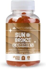 Phytofarma Sun Bronze Gummies 60 Gomas Laranja.