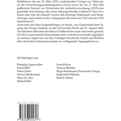 VAG/AVO Revision - Evolution oder Revolution?, Fachbücher von Monica Mächler, Hansjürg Appenzeller