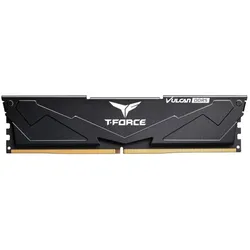 Team Group RAM Team D5 6000 16GB C30 Vulcan black (1 x 16GB, 6000 MHz, DDR5-RAM), RAM, Schwarz