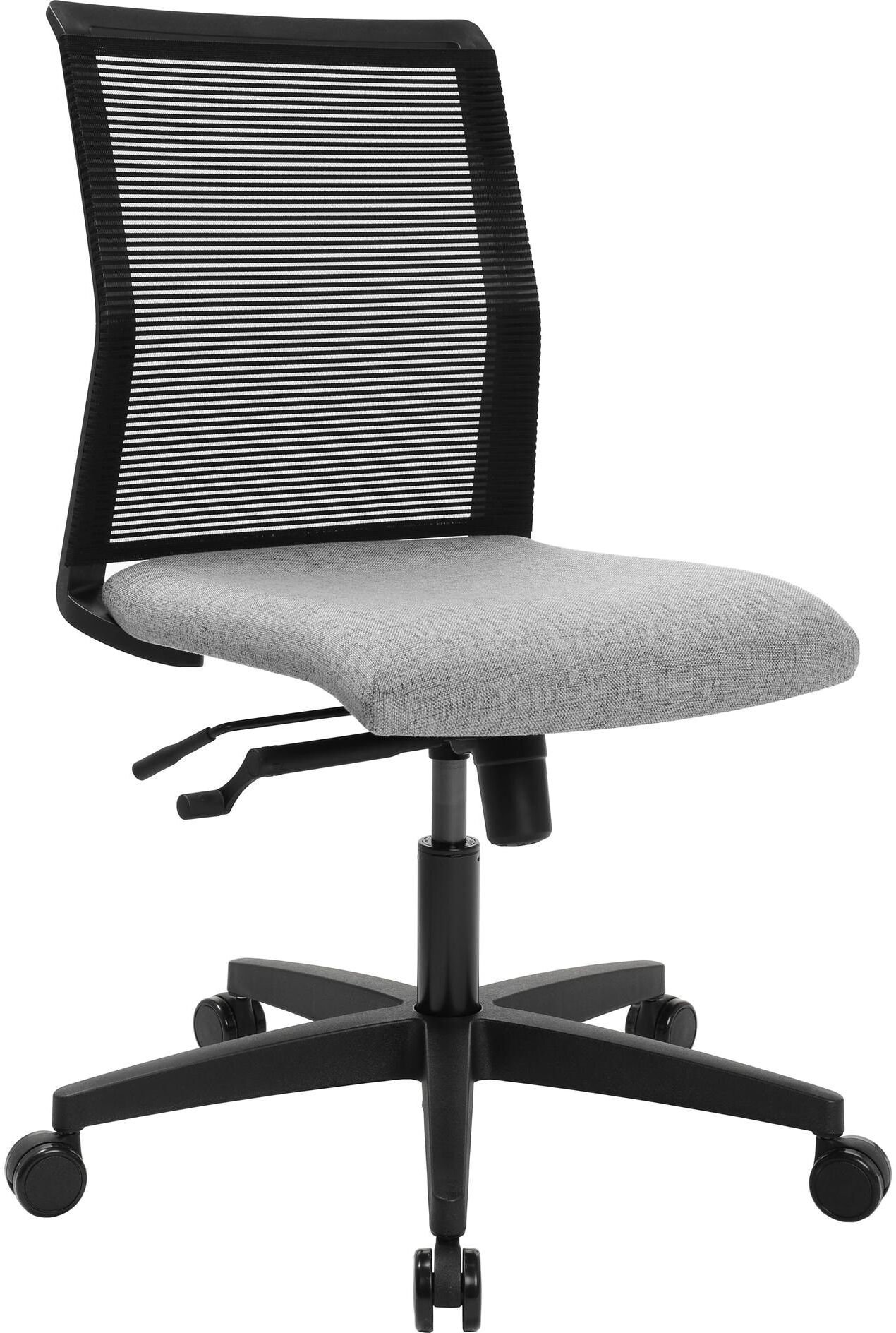 Schreibtischstuhl TOPSTAR "Smart Point", grau (hellgrau), H:102cm, Kunststoff, Stühle, Schreibtischstuhl hellgrau B/H/T: 102cm