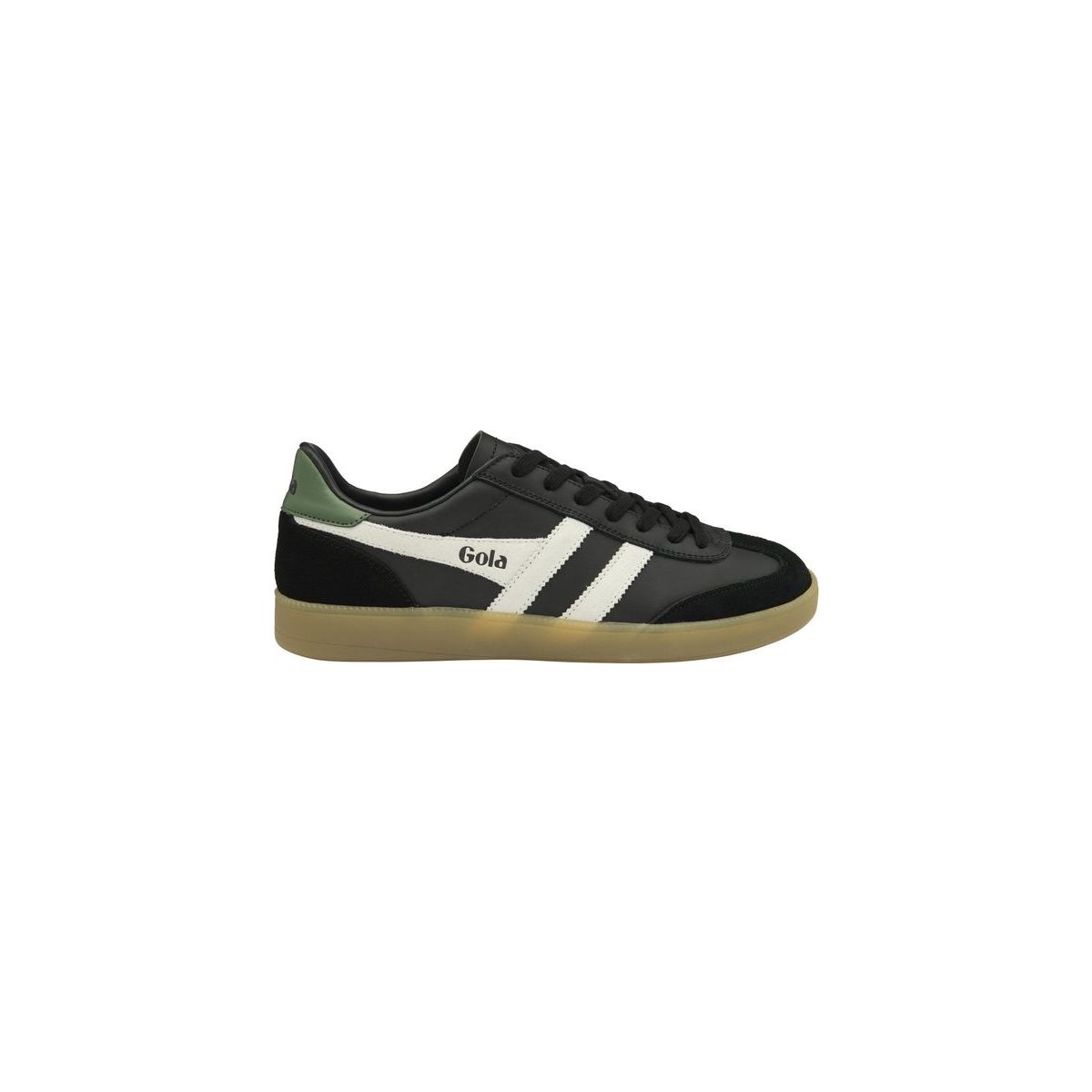 Gola Viper Leather Sneaker Men black/off white/evergreen/gum (BW) 12 CMB744-BW-12-blackoffwhiteevergreengum
