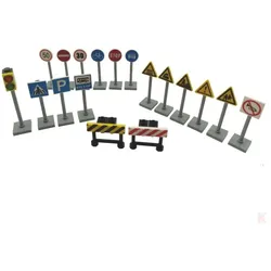Klemos Klemmbaustein Verkehrsschilder Set