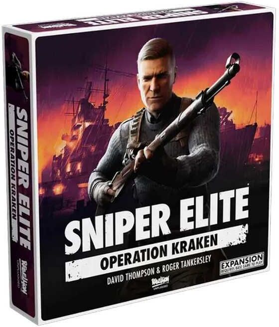 Sniper Elite: Operation Kraken - Expansion for Sniper Elite Board Game, Ages 10+, 2-4 Players, by Rebellion Unplugged
