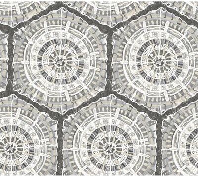 LiLi WhittWhitt Charcoal Harmony Peel & Stick Wallpaper