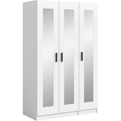 Kleiderschrank HOME AFFAIRE "Farmsen, Schlafzimmerschrank, Garderobe, Schrank", weiß, B:120cm H:195cm T:56cm, FSC-zertifizierter Holzwerkstoff, Schränke, Kleiderschrank, Kleiderschrank, Schlafzimmer, Garderobenschrank, Flur