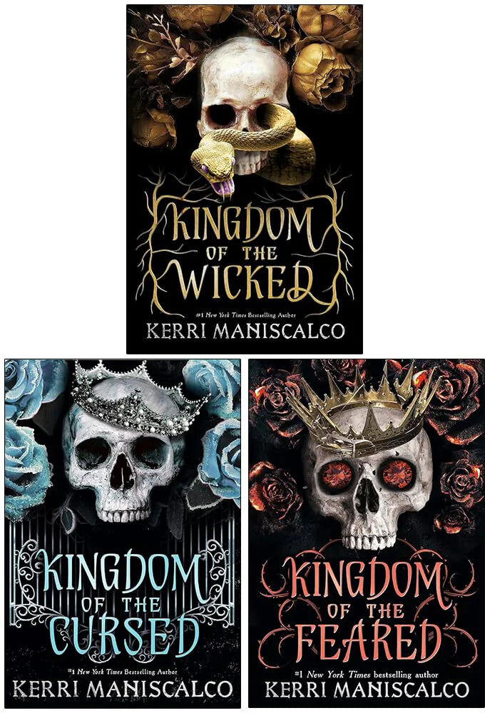 Hodderscape Kingdom of the Wicked Series 3 Books Collection Set by Kerri Maniscalco - Paperback Dark Fantasy Romance Trilogy - Ages 16+