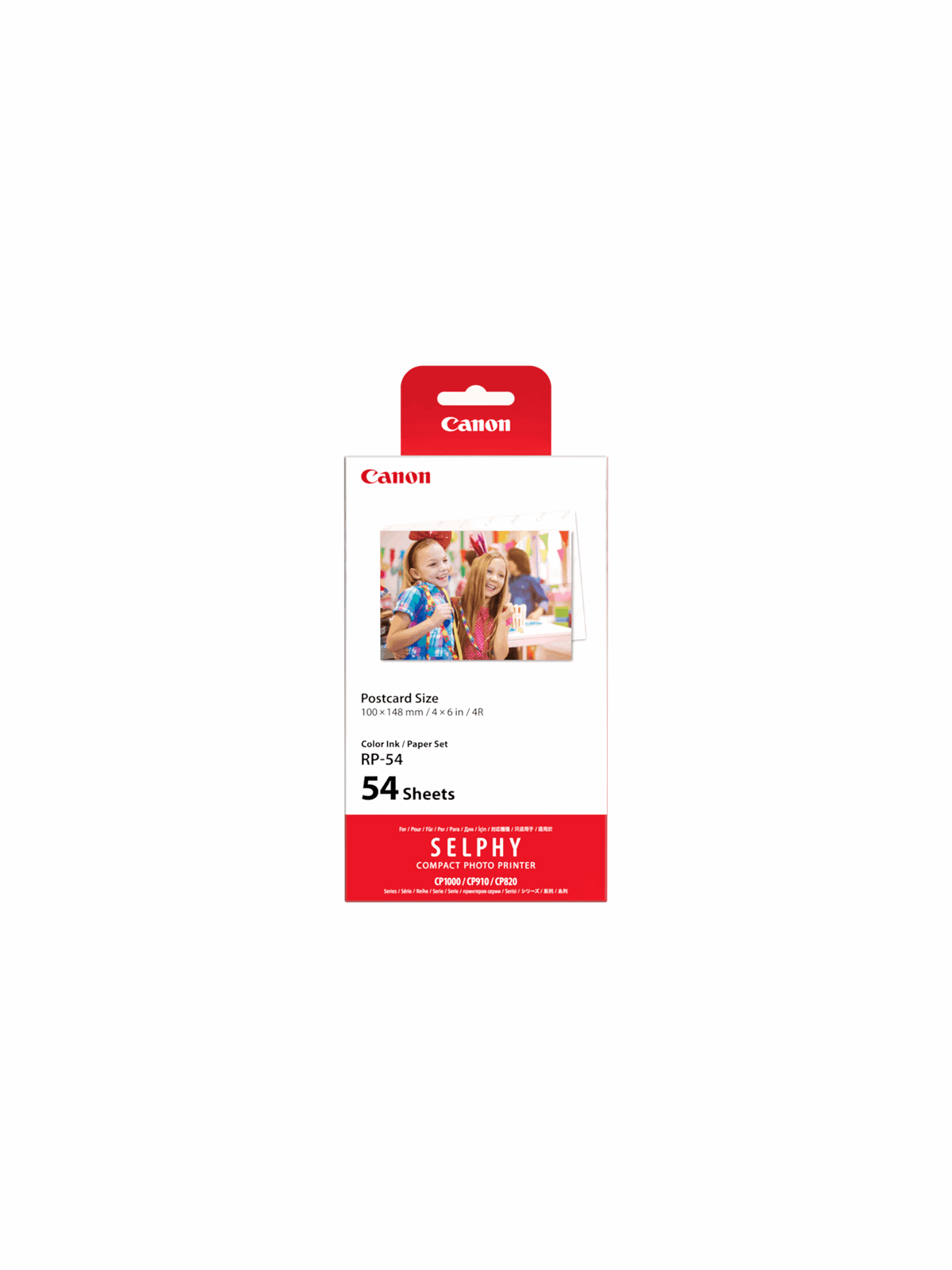 Canon RP-54 Color Ink Paper Set for Selphy