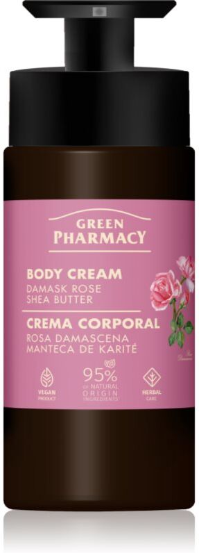 Green Pharmacy Damask Rose & Shea Butter crème pour le corps 739 ml