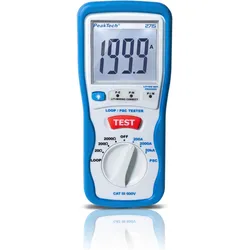 Peaktech, Multimeter, P 2715 Digitales LOOP/PSC Schleifenstrommessgerät (CAT III 600V, Hand-Multimeter)
