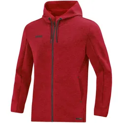 Jako Kapuzenjacke Premium Basics rot meliert M