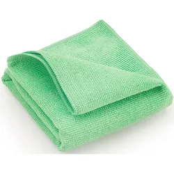 Microfasertuch Hochleistungstuch Platin, grün 40x40 cm langlebig und volumig, maximale Schmutz- und Wasseraufnahme