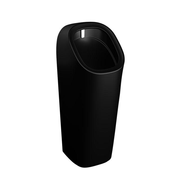Vitra Plural Urinal 7809B083-5331 33,5x38x90,5cm, bodenstehend, Netz 230 V, schwarz matt