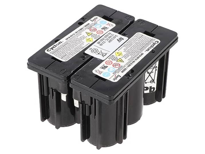 Hawker Enersys Cyclon D Cell 2x3 12 Volt 2500mAh capaciteit, Faston 4,8 mm aansluiting, 114 x 92 x 70mm