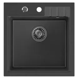 Quadron Spülbecken Schwarz HCQP5052CZK