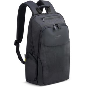 Delsey-Paris Rucksack Parvis Plus, 44 cm, mit Laptopfach, schwarz, Polyester, 22 Liter