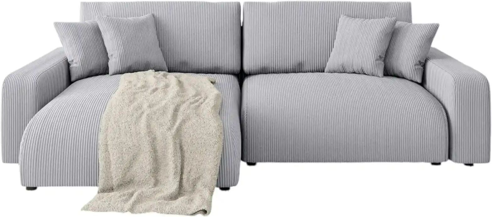 S-STYLE Ecksofa  Emma ¦ grau ¦ Maße (cm): B: 234 H: 78