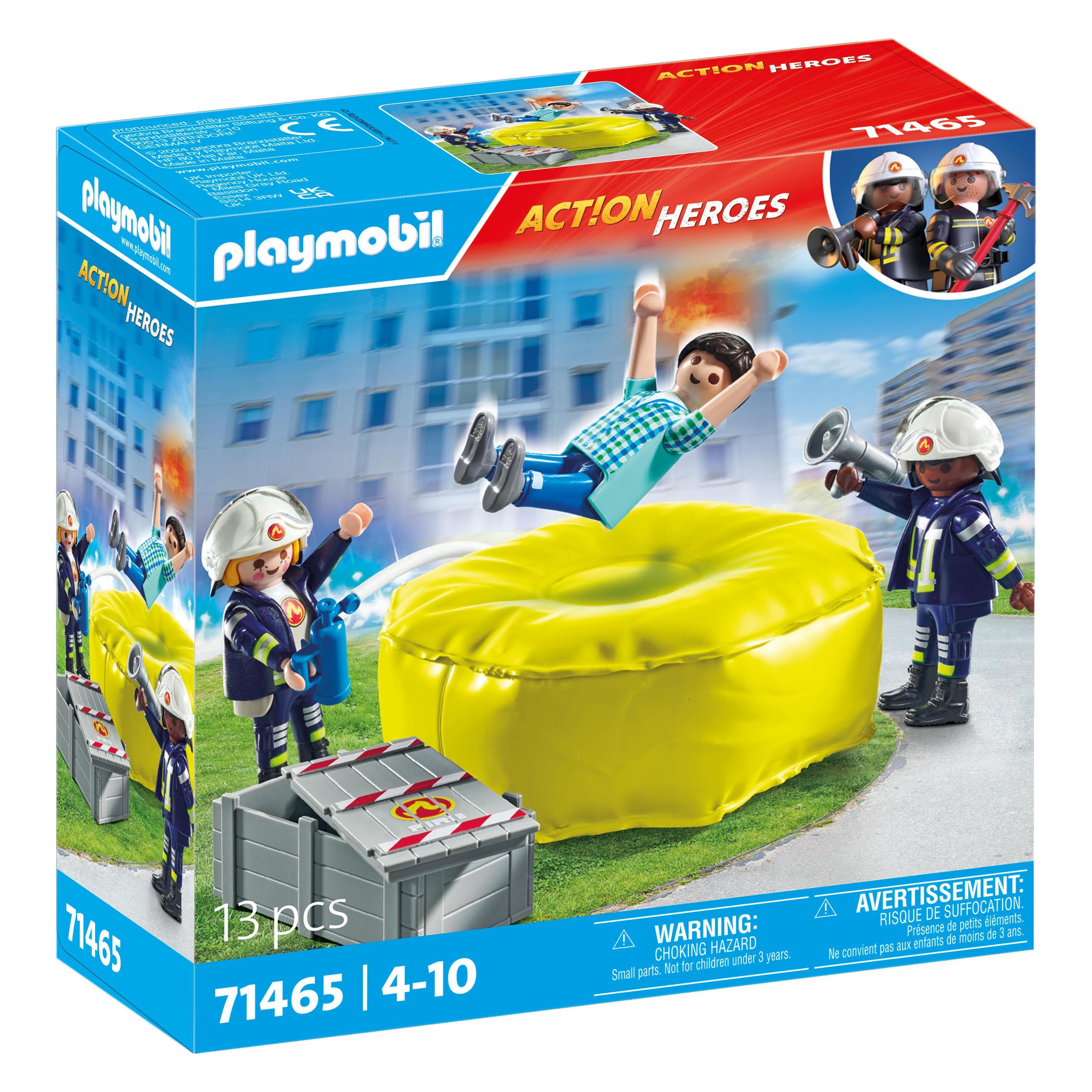 Playmobil Feuerwehrleute mit Luftkissen (71465, Playmobil Sports & Action) (71465)