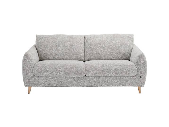 Novel Schlafsofa, Grau, Holz, Tanne, Schichtholz, 2-Sitzer, Füllung: Schaumstoff, 205x85x103 cm, Rücken echt, Kinderzimmer & Jugendzimmer, Jugendmöbel, Jugendsofas