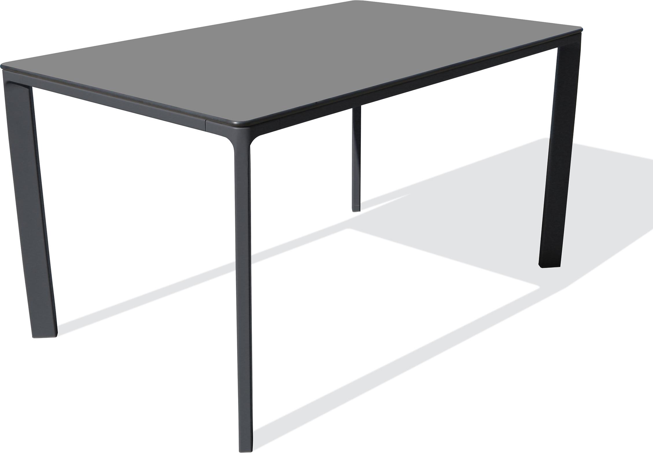 Gartentisch 6 Personen, Aluminium mit Epoxid-Finish