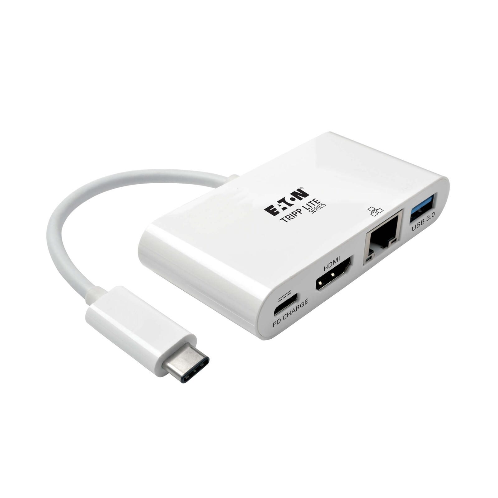 Eaton Tripp Lite Series USB Docking Station Multiport Adapter weiß U444-06N-HGU-C