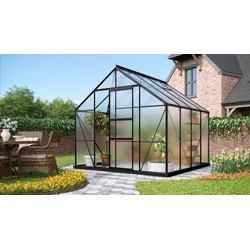 Vitavia Gewächshaus "Merkur 6700",schwarz,6,7 m2