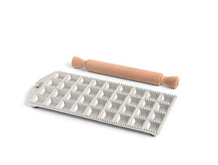 Marcato Lot de 36 planches carrées en aluminium 35 mm RA-Q35X36-CLS