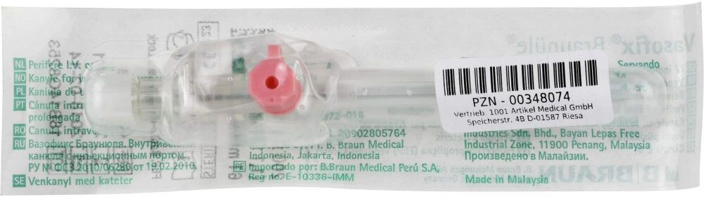 Vasofix Braunüle 20g 33mm rosa