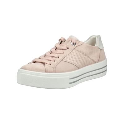 Sneaker LEGERO "Legero Sneaker Veloursleder", Damen, Gr. 40, rosa, Veloursleder, Schuhe Sneaker