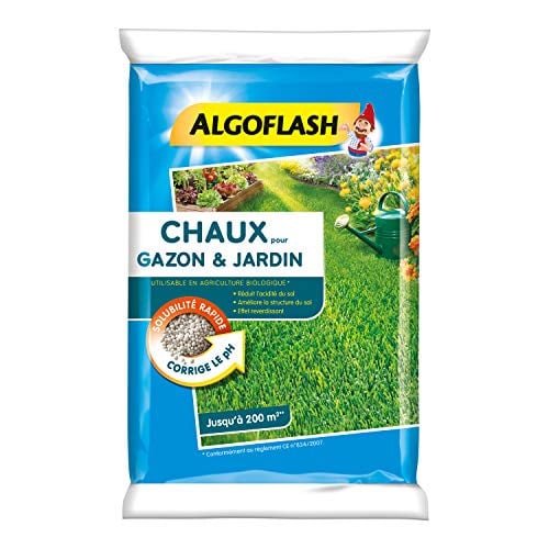 Algoflash Lime voor tuin en gazon, 10 kg