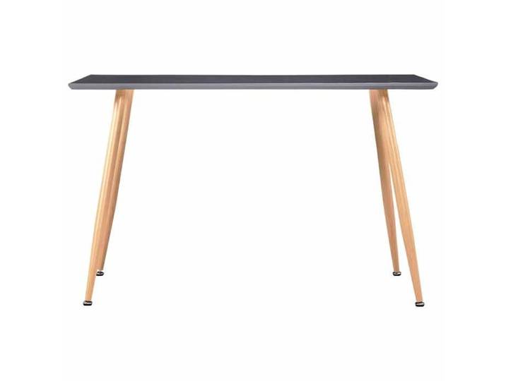 Table intérieur restaurant - Cadre durable - Table de salle à manger Gris et chêne 120x60x74 cm MDF - moderne_15514