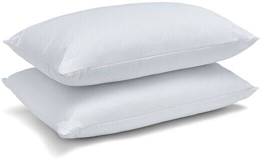 Catherine Lansfield Soft Touch Quilted 2 Pillow Pack White